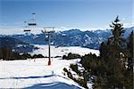 Cable car going to Schmitten ski resort in Zell Am See, Austria