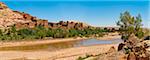 Kasbah Ait Ben Haddou and the Ounila River, UNESCO World Heritage Site, near Ouarzazate, Morocco, North Africa, Africa