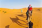 Erg Chebbi Desert, Sahara Desert near Merzouga, Morocco, North Africa, Africa