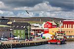 Views of the port of Lerwick, Shetland Islands, Scotland, United Kingdom, Europe
