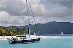 Jost Van Dyke, the smallest of the four main islands of the British Virgin Islands, West Indies, Caribbean, Central America