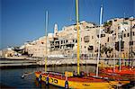 View over the port and Old Jaffa, Tel Aviv, Israel, Middle East