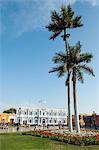 Municipal offices opposite Plaza de Armas, Trujillo, Peru, South America