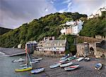 Picturesque fishing village of Clovelly on the North Devon Coast, England, United Kingdom, Europe