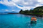 The little harbour of Tau Island, Manua Island group, American Samoa, South Pacific, Pacific