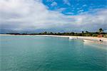 White sand in the Gravenor bay in Barbuda, Antigua and Barbuda, West Indies, Caribbean, Central America