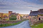 The church of St. Barnabas in the Cotswold village of Snowshill, Gloucestershire, England, United Kingdom, Europe