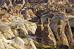 Cappadocia landscape, Cavusin, (Pasabag), near Zelve, Anatolia, Turkey, Asia Minor, Eurasia