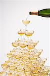 Champagne tower