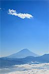 Mount Fuji and sea of clouds