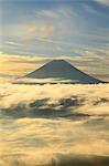 Mount Fuji and sea of clouds