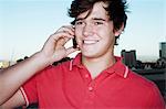 Young man on cellphone