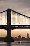 Manhattan bridge, New York City, USA