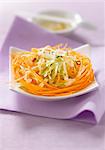 Grated carrot and green papaya salad