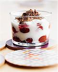 Black Forest-style fromage blanc Verrine