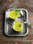 Cream of asparagus soup