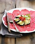 Beef carpaccio