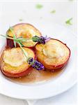 Provençal-style roasted peaches