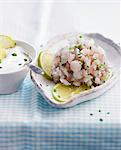 Sea bass Tartare with lime