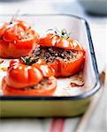 Low-fat stuffed tomatoes