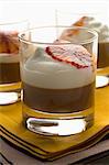 Coffee capuccino cream dessert