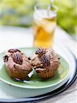 Pecan,dried fruit and Bourbon small cakes