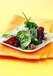Baby spinach leaves,beetroot and sprout salad