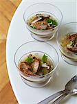 Miso-style pan-fried foie gras and shiitake broth