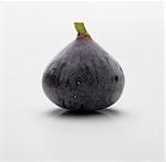 Fresh fig on a white background