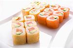 Salmon and omelette Makis