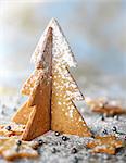 Ginger shortbread Christmas tree