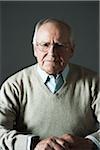 Portrait of Senior Man, Studio Shot