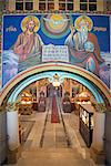 Europe, Bulgaria, Ruse, frescoes in the subterranean Church of Sveta Troitsa