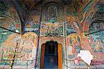 Europe, Bulgaria, Troyan Monastery, Church of the Holy Virgin, mural frescos by Zahari Zograf