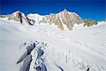 Europe, France, Haute Savoie, Rhone Alps, Chamonix Valley, Vallee Blanche