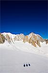 Europe, France, Haute Savoie, Rhone Alps, Chamonix Valley, Vallee Blanche