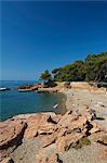 Corniche de l'Esterel, Cote d'Azur, Alpes-Maritimes, Provence-Alpes-Cote d'Azur, France