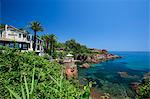 Corniche de l'Esterel,  Cote d'Azur, Alpes-Maritimes, Provence-Alpes-Cote d'Azur, France