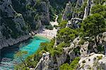 Calanques d'En Vau, Cassis, Cote d'Azur, Franz÷sische Riviera, Provence-Alpes-Cote-d'Azur, France