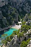 Calanques d'En Vau, Cassis, Cote d'Azur, Franz÷sische Riviera, Provence-Alpes-Cote-d'Azur, France