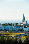 Iceland, Reykjavik, Hallgrimskikja church