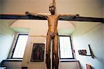 Europe, Italy, Lombardy, Milan, museum at Castle Sforzesco, crucifix
