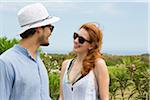 Couple Outdoors in Summer, Sardinia, Italy