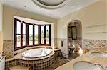 Luxury bathroom in villa