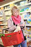 France, supermarket, customer.