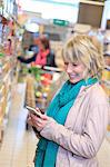 France, supermarket, customer.