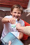 France, young boy and money