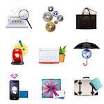 Set of various icons