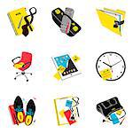 Set of business related icons