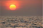 Sunrise, Zingst, Darss, Fischland-Darss, Baltic sea, Mecklenburg-Western Pomerania, Germany, Europe